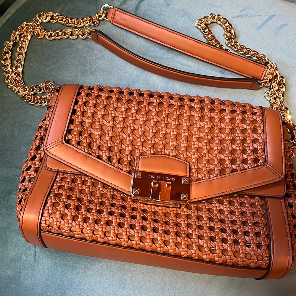 Mk crossbody bag camel